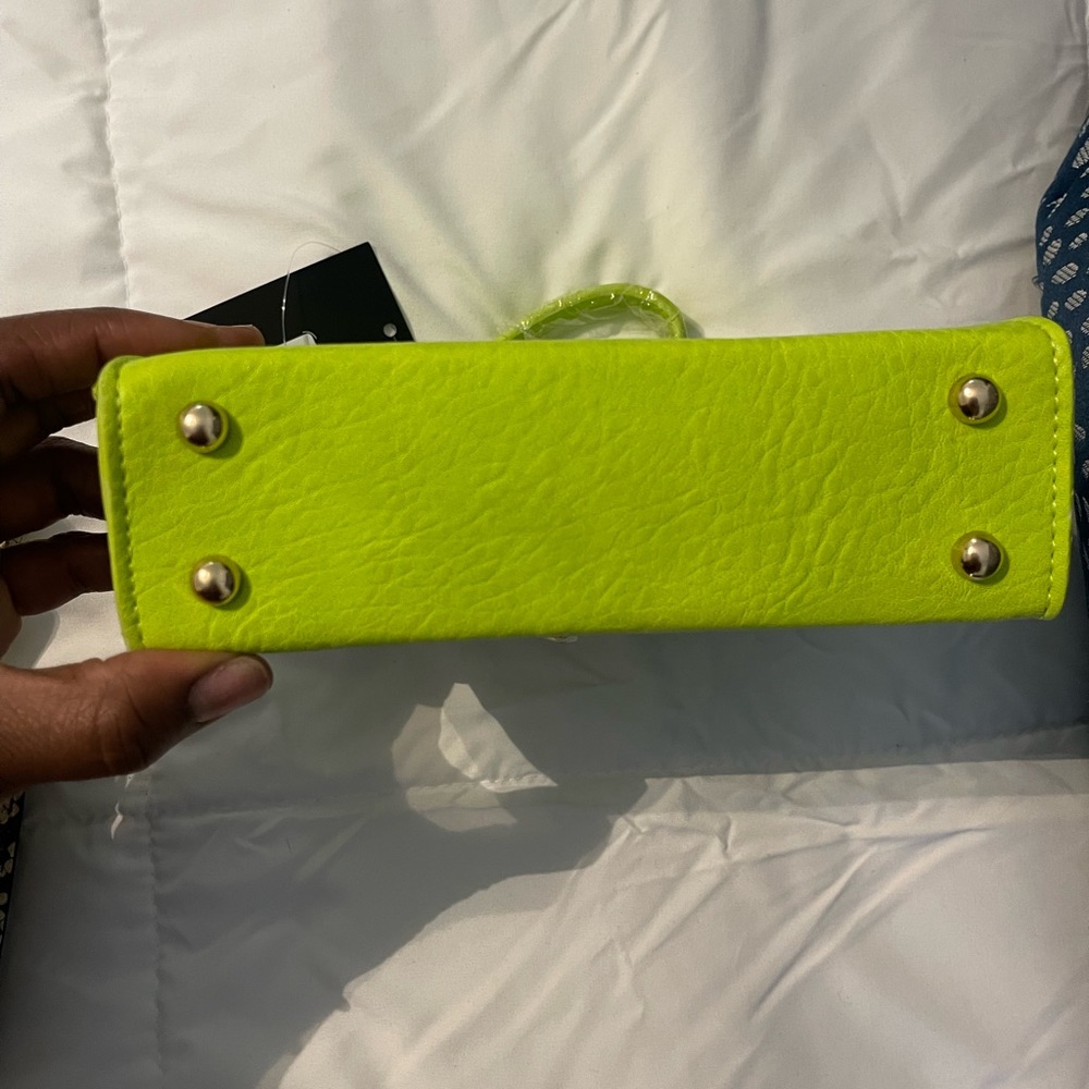 Lime Green Women's Bag - Picture 3 of 4